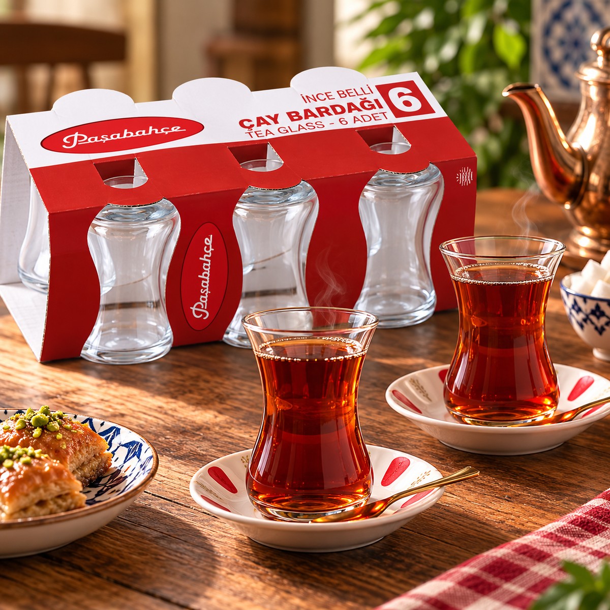 Paşabahçe Bicchieri da tè confezione da 6 500 g