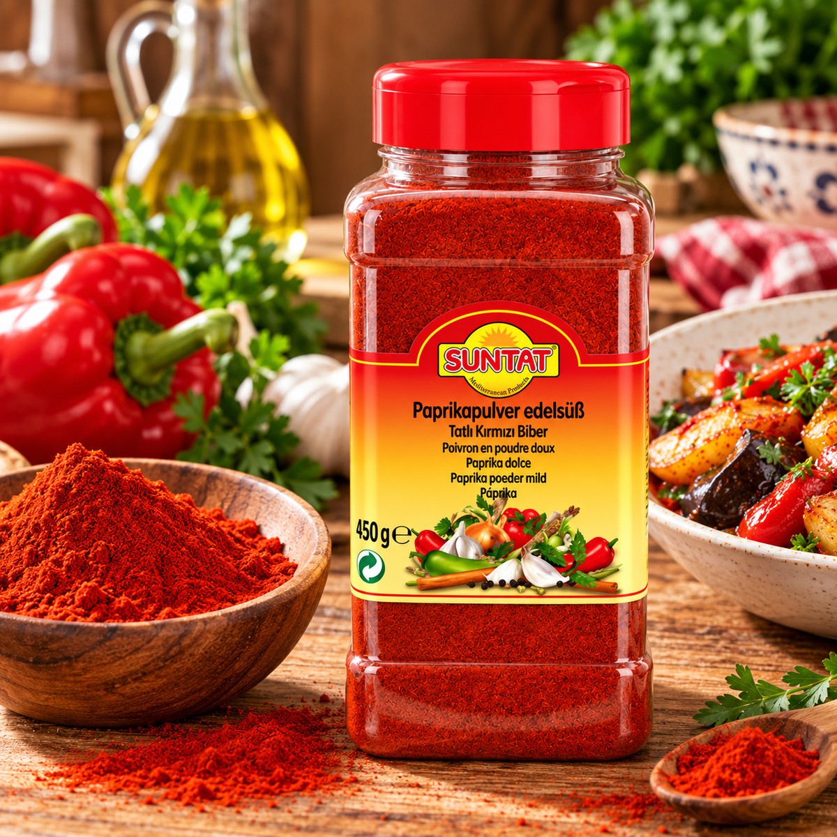 Suntat Tatlı Toz Biber 450 g