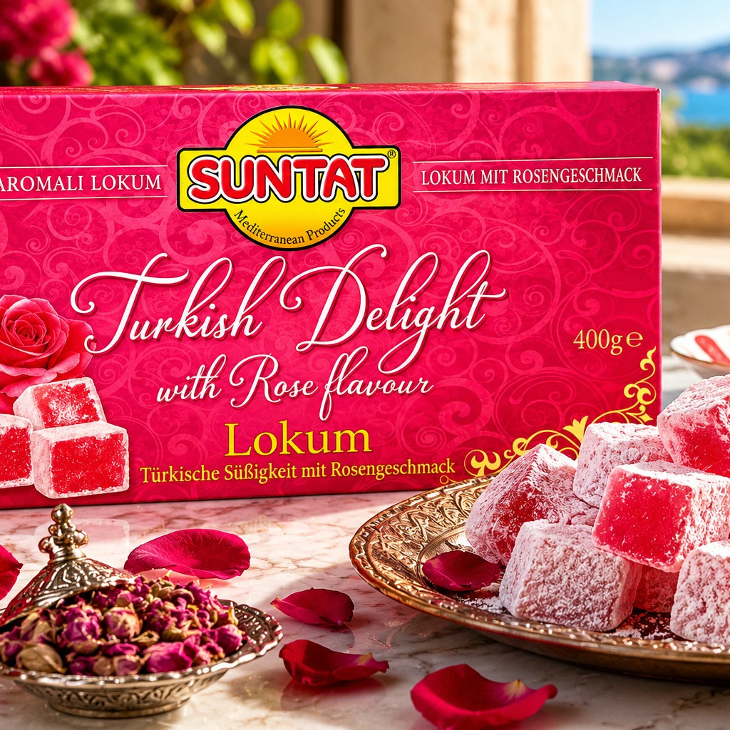 Suntat Lokum alla rosa 400 g