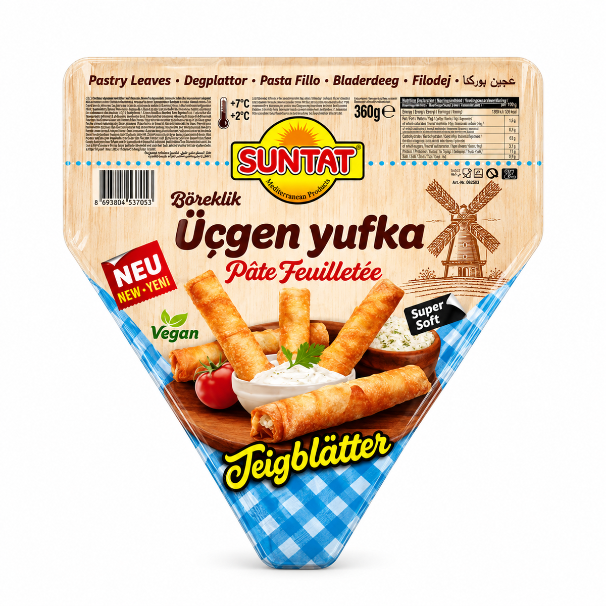 Suntat Pasta Fillo Triangolare 360 g