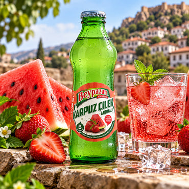Beypazarı Soda all'anguria e fragola confezione da 6 1000 ml