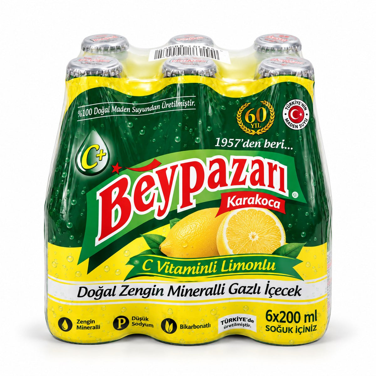 Beypazarı Soda al limone confezione da 6 1000 ml