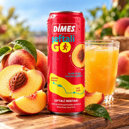 Dimes Şeftali Suyu 6 × 330 ml