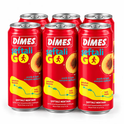 Dimes Şeftali Suyu 6 × 330 ml