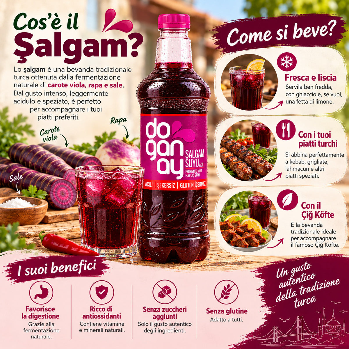 Doğanay Şalgam piccante 1000 ml