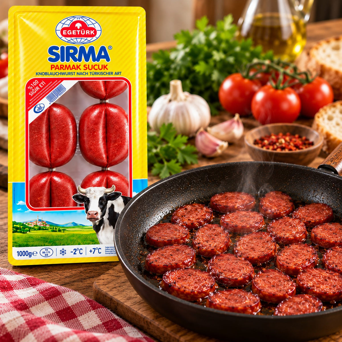 Egetürk Sirma Parmak Sucuk 1 kg