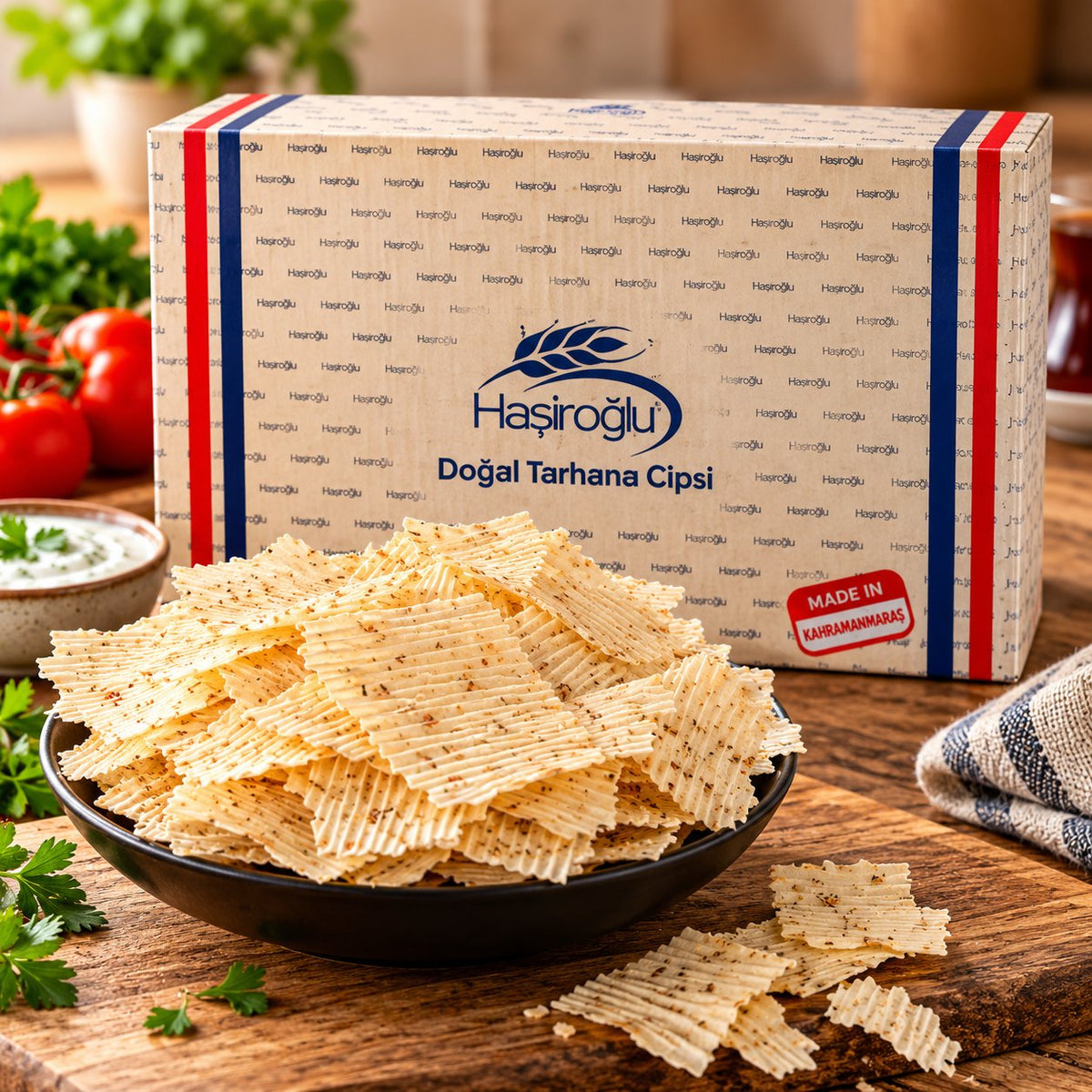 Haşiroğlu Tarhana Chips (Tarhana Cipsi) 835 g
