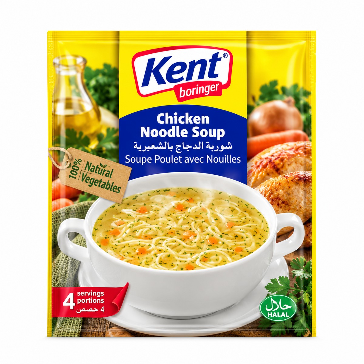 Kent Zuppa di pollo con vermicelli 66 g