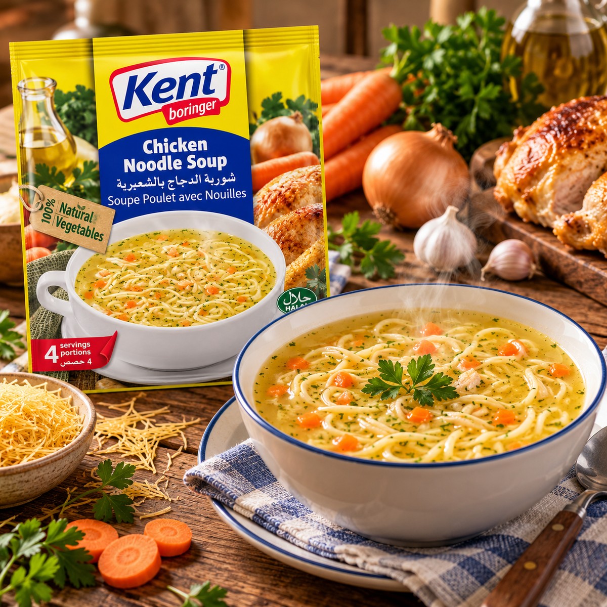 Kent Zuppa di pollo con vermicelli 66 g