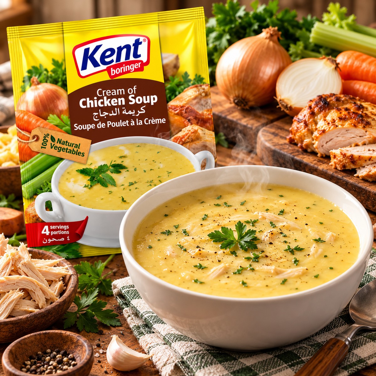 Kent Zuppa cremosa di pollo 50 g