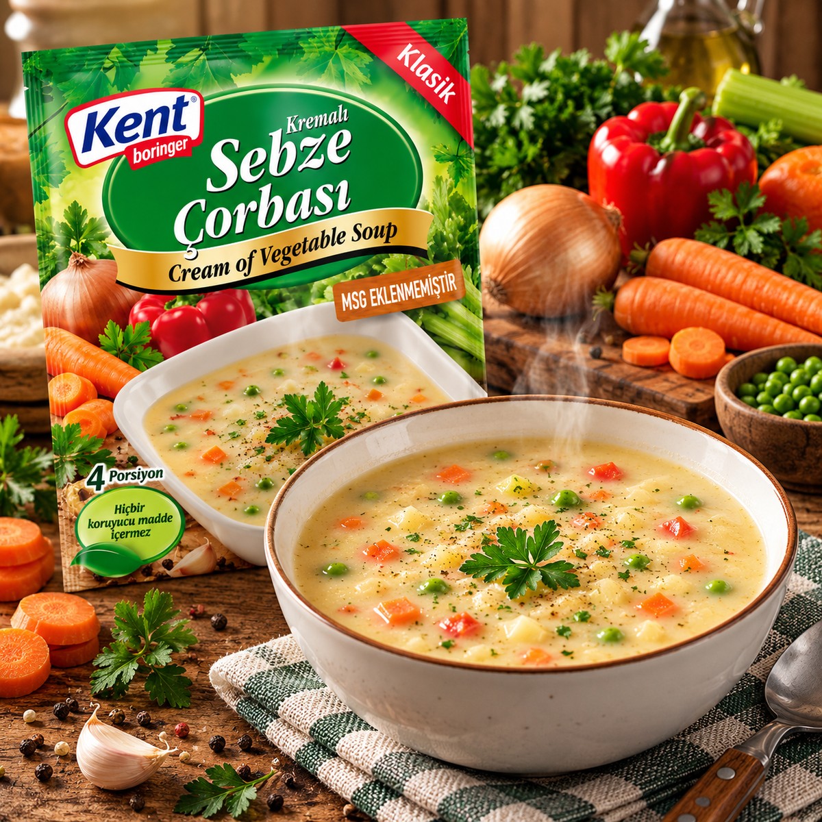 Kent Zuppa cremosa alle verdure 68 g