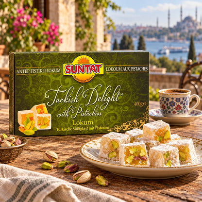 Suntat Antep fıstıklı lokum 400 g