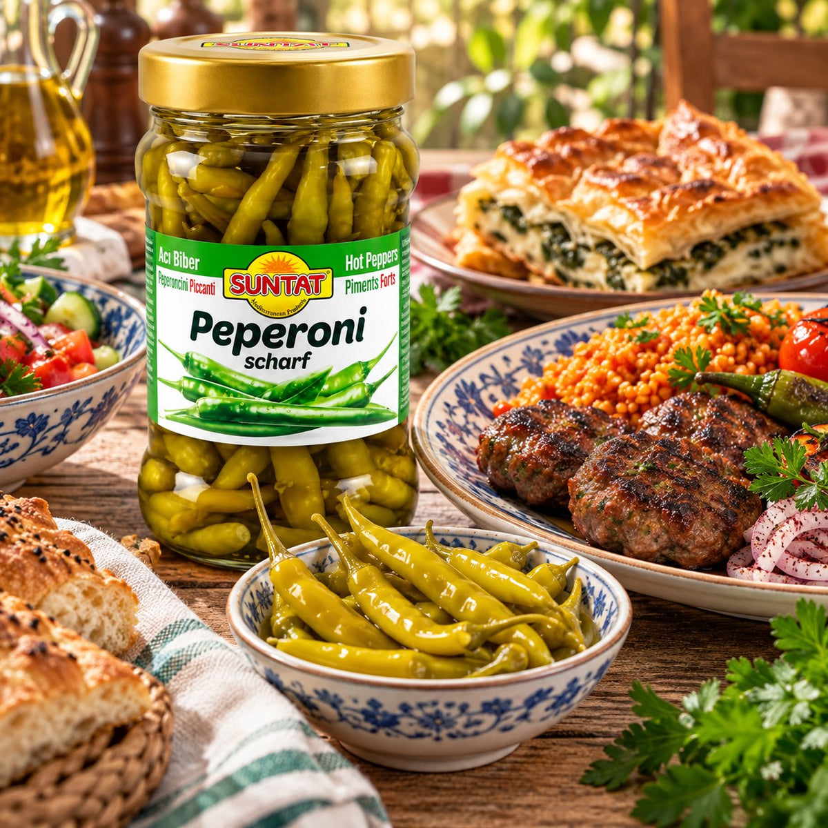 Suntat Sirkeli Piri Piri Biber Turşusu 660 g