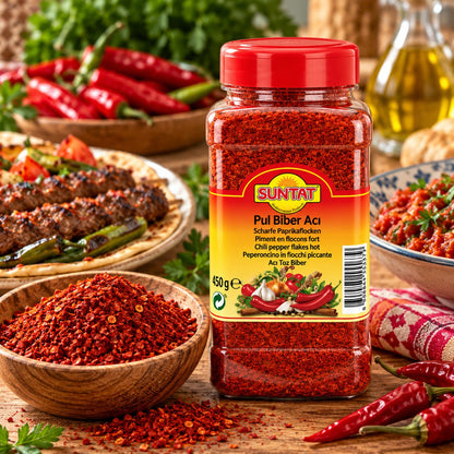 Suntat Paprika Piccante Macinata (Acı Toz Biber) 450 g