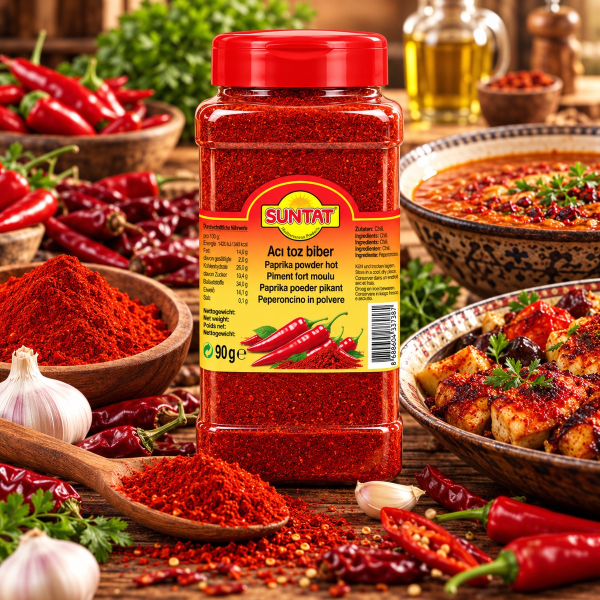 Suntat Acı toz biber 90 g