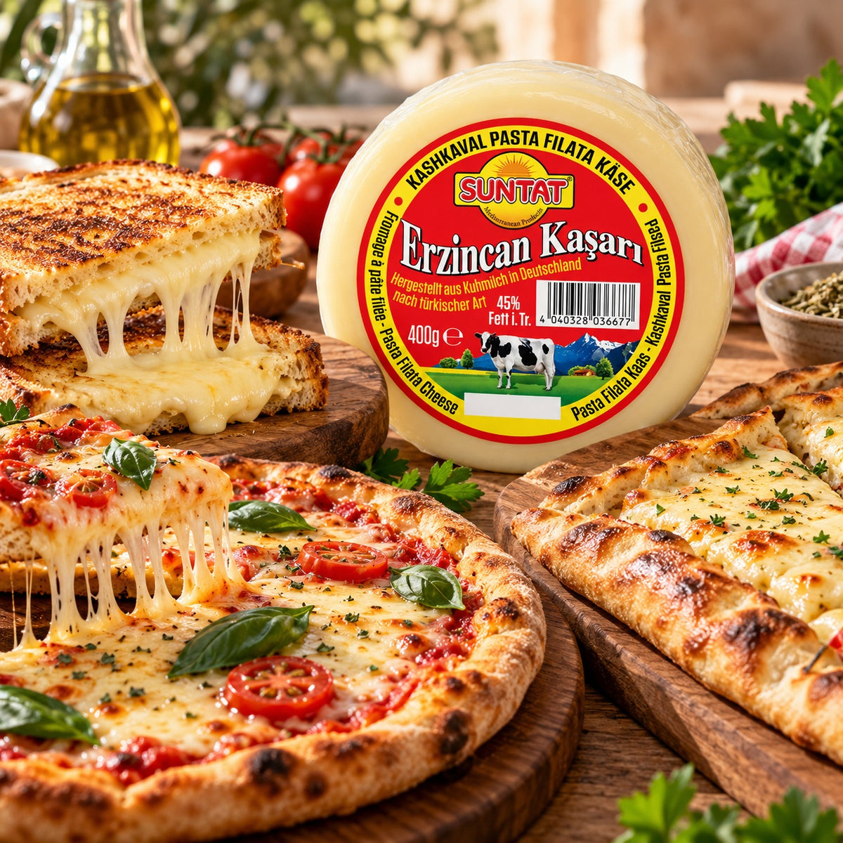 Suntat Formaggio Kaşar di Erzincan 400 g