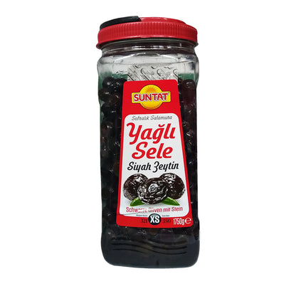 Olive nere sele condite con olio