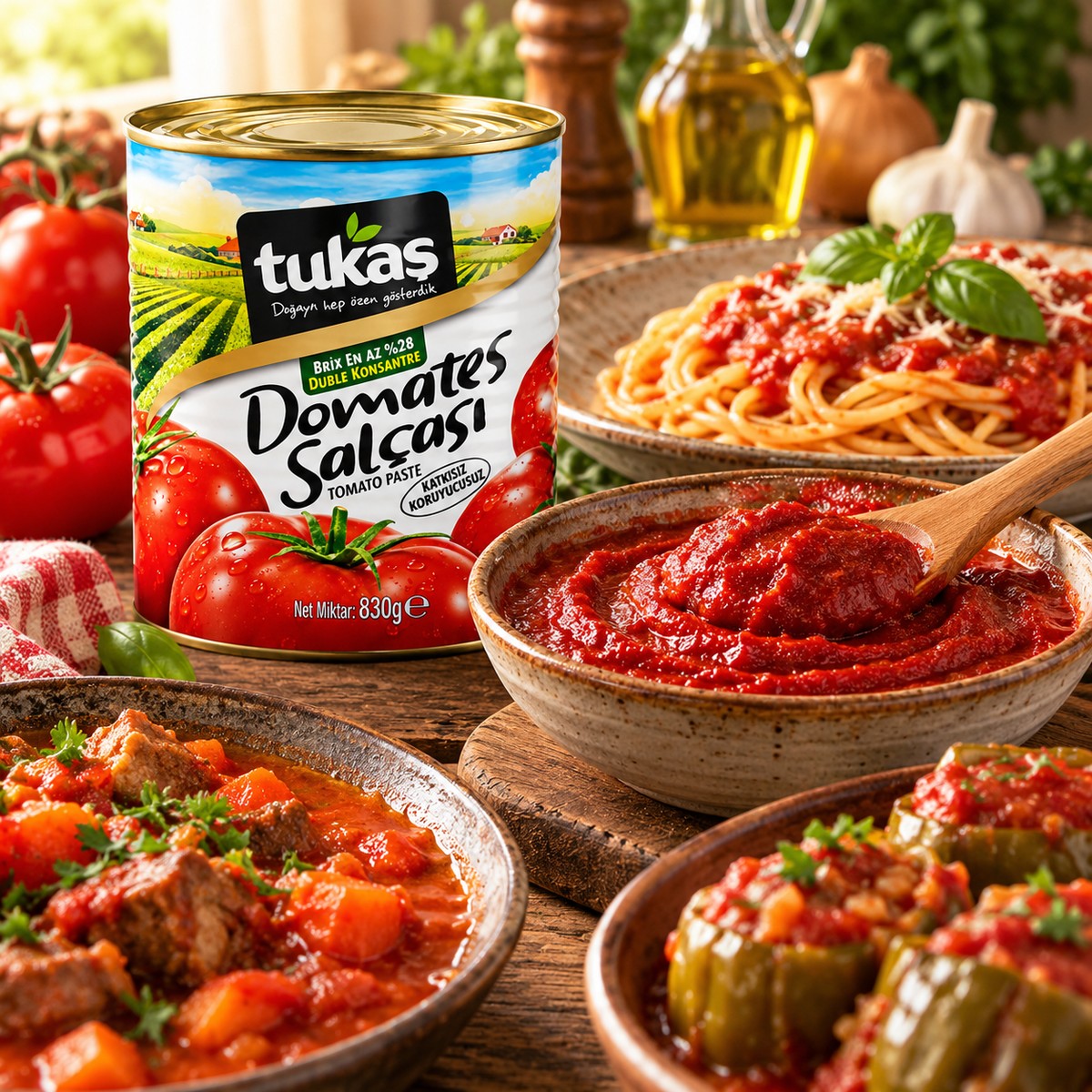 Tukaş Domates Salçası 830 g