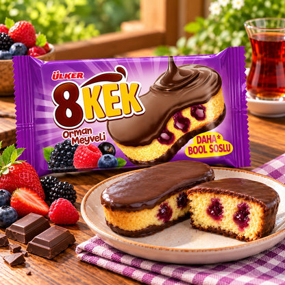 Ülker Dankek Orman Meyveli 8Kek 55 g