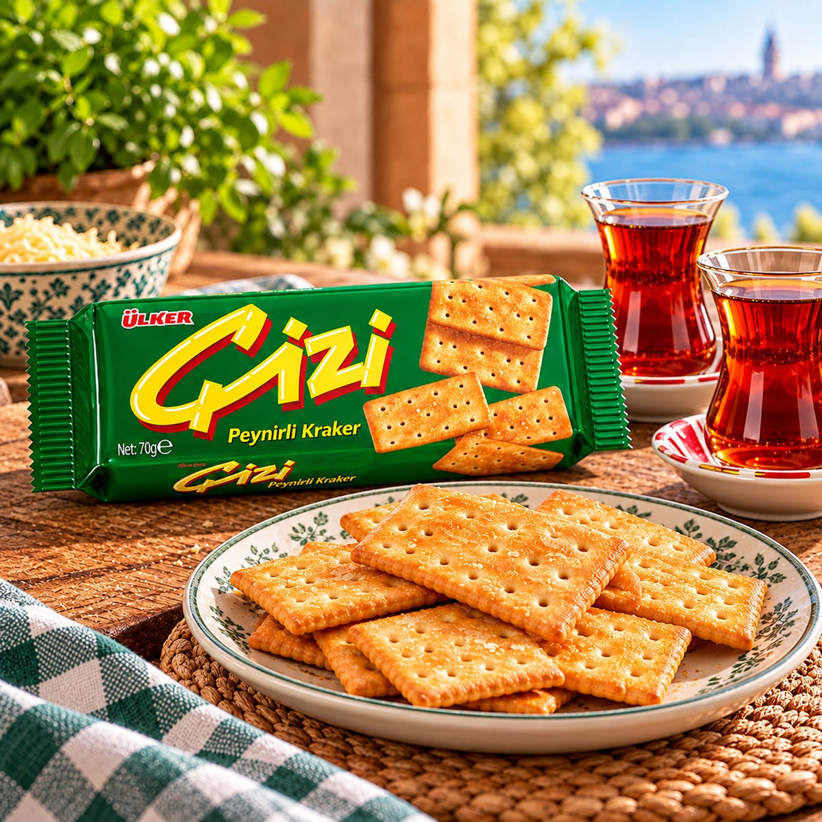 Ülker Çizi – Cracker Salati al Formaggio 65 g