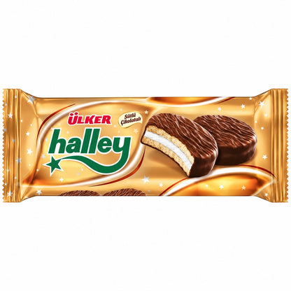 Ülker Halley Classico – Biscotti Ricoperti di Cioccolato 8 Pezzi 240 g