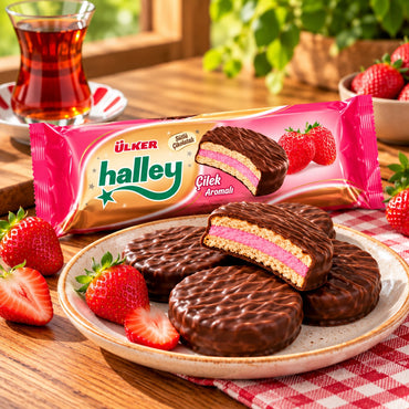 Çilekli Ülker Halley 8'li paket 240 g